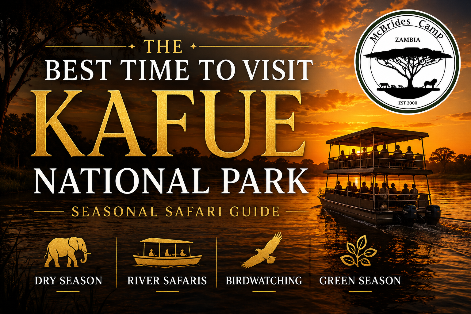 The best time to visit Kafue